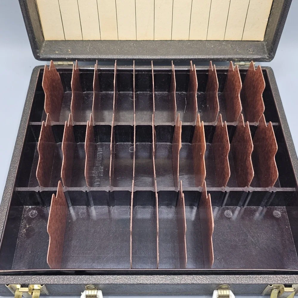Vintage Barnett & Jaffe Baja 35mm Slide Carrying Case 60s Dividers